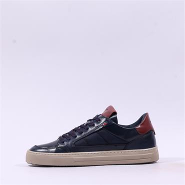 Ambitious Anopolis Laced Casual Trainer - Navy Combi